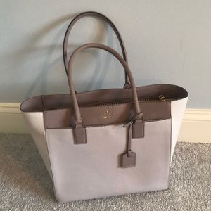 Kate Spade Tote- Gray/Mauve- Excellent Condition